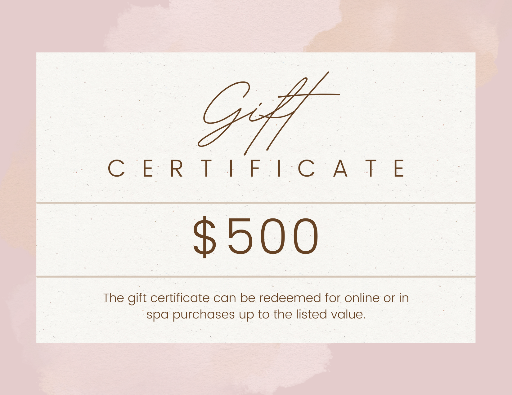 $500 Gift Card
